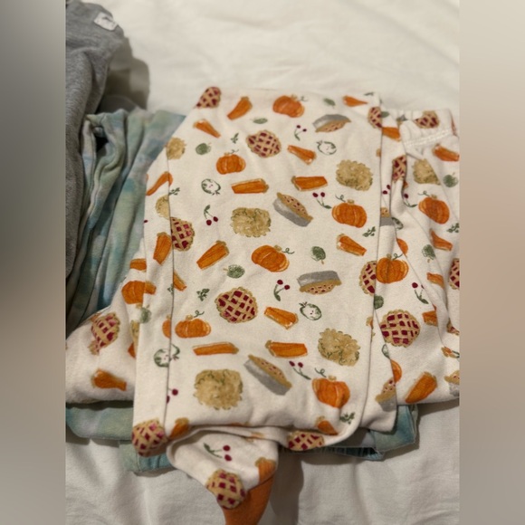 5 Sets of Size M L Women’s 100% Organic Cotton Matching Family Pajamas top pants - Picture 6 of 11